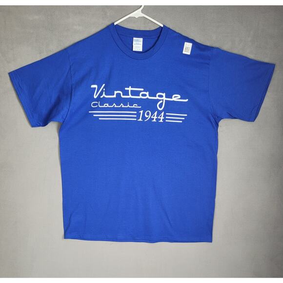 Mens Vintage Classic 1944 Tee Born In 1944 Birthday T-shirt Size XL - Picture 2 of 7